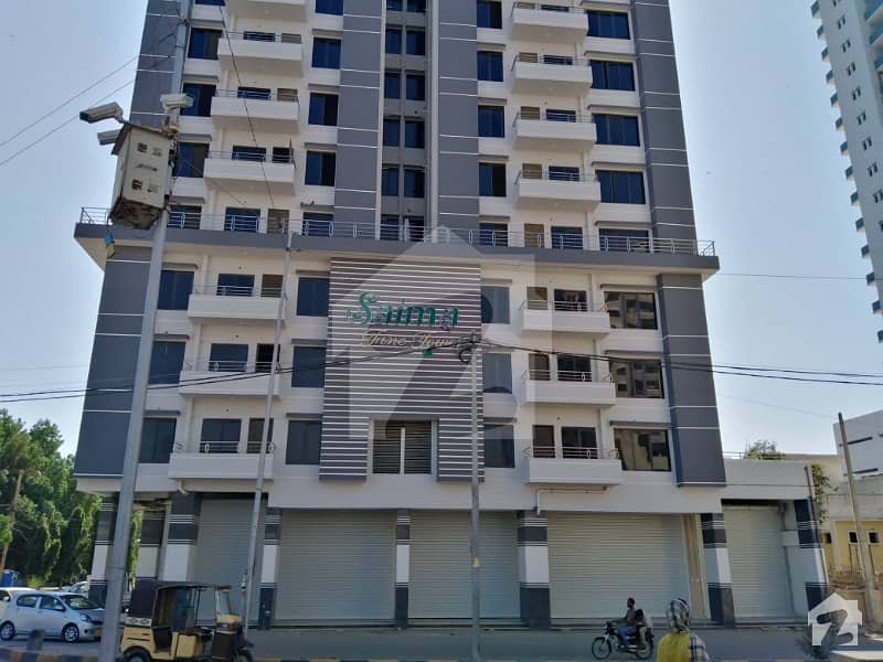 Brand New 4 Rooms Apartment 1300 Square feet West Open Prime Location of Shaheed -e- Millat Road