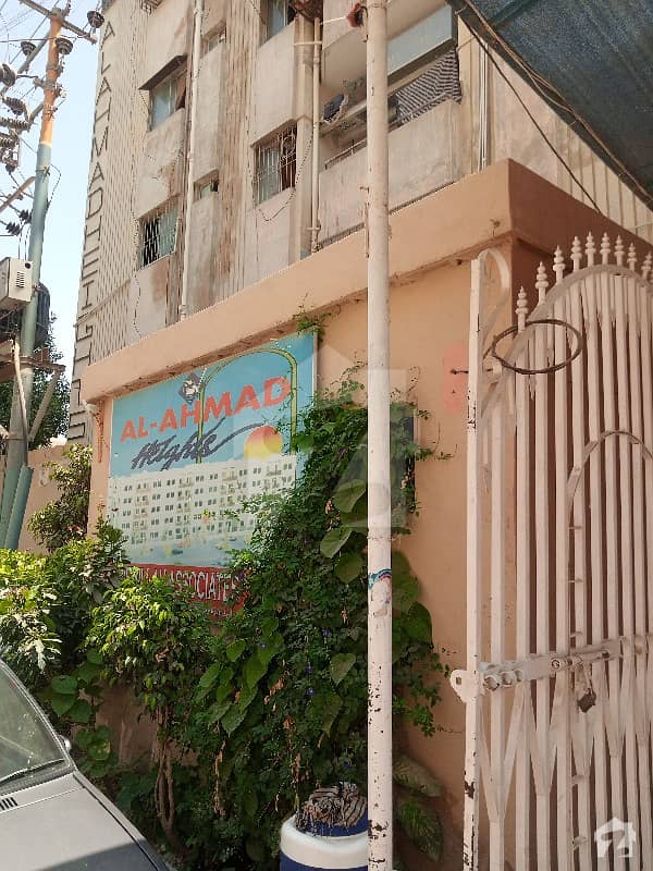 Al- Ahmed Heights 1st Floor 2 Bed D D West Open Renovated Flat For Sale In Block 4 Gulistan E Jauhar Karachi