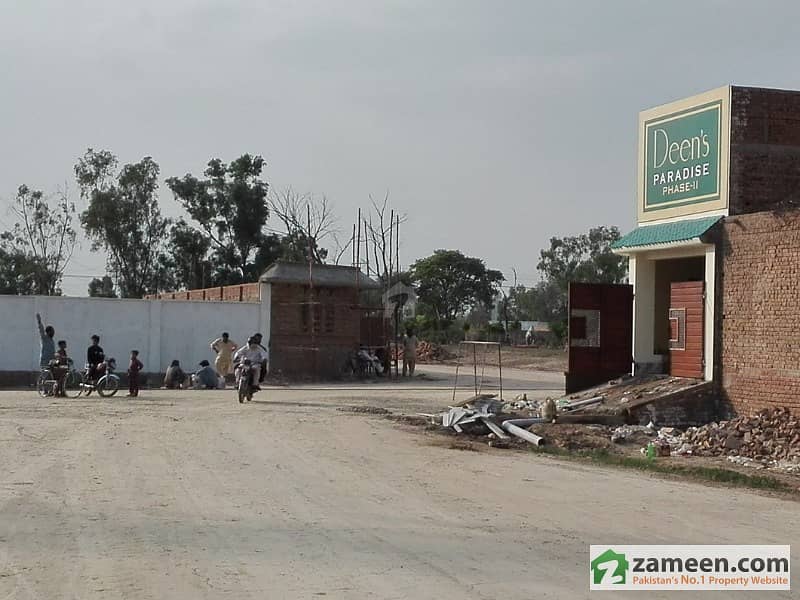 More Than 6 Marla Plot For Sale In Deens Paradise Samundari Road Deens