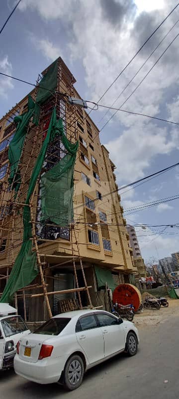Brand New Building On Finishing 3 Beds Apartment For Sale On Main Shaheed E Millat Road Near Shahra E Faisal