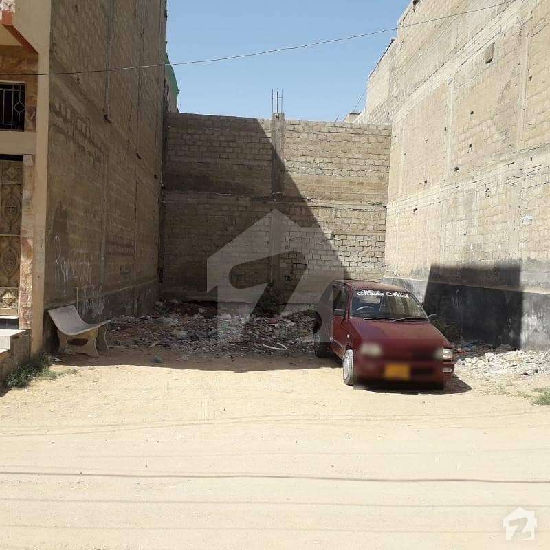 Residential Plot For Sale In Korangi At Good Location 3 Side Boundary Wall Near Dua Chowk