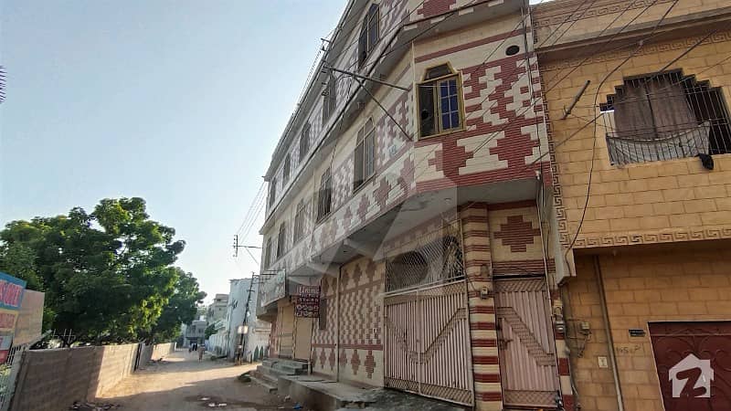 115 Yards Triple Storey House With 2 Shops In Malir