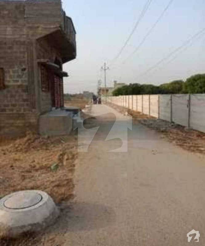 120 sq yds plot for sale gulshan e noman memon goth road near saima green valley malir