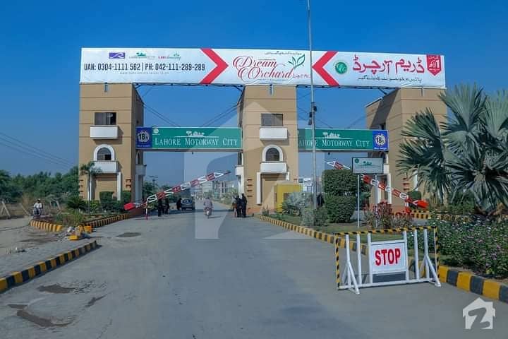 10 Marla Plot For Sale Block T  On 60ft Road In Lahore Motorway City