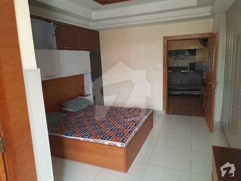 One Bed Furnished Apartment For Rent In Linear Commercial Phase 8 Bahria Town Rawalpindi