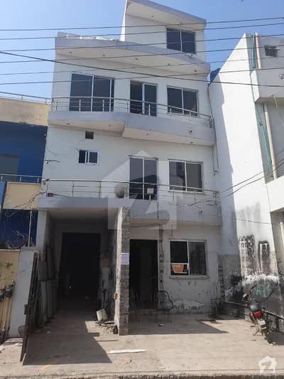 8 Marla Triple Storey Semi Commercial Building Very Near College Road For Sell.
