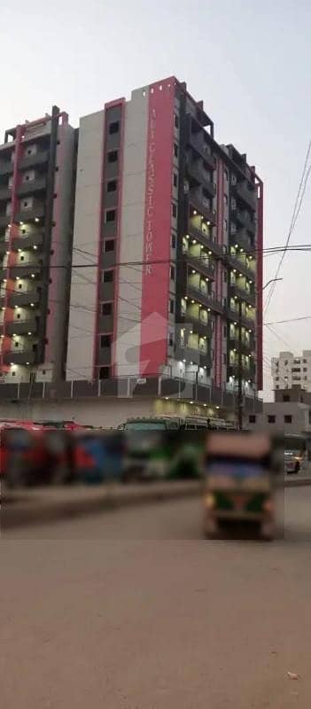 علی کلاسک ٹاور شاہراہِ عثمان کراچی میں 2 کمروں کا 5 مرلہ فلیٹ 55 لاکھ میں برائے فروخت۔