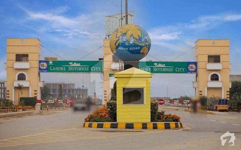 Commercial 4 Marla Commercial Park Facing Plot For Sale In S Home Extension Of Lahore Motorway City