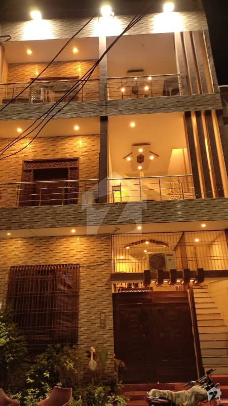 گلشنِ معمار - سیکٹر آر گلشنِ معمار گداپ ٹاؤن کراچی میں 6 کمروں کا 5 مرلہ مکان 1.8 کروڑ میں برائے فروخت۔