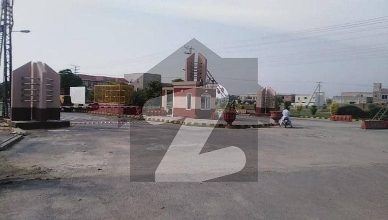 Corner 10 Marla Plot For Sale In E Block Of Awt-ii, Lahore. Sui Gas, Electricity Available