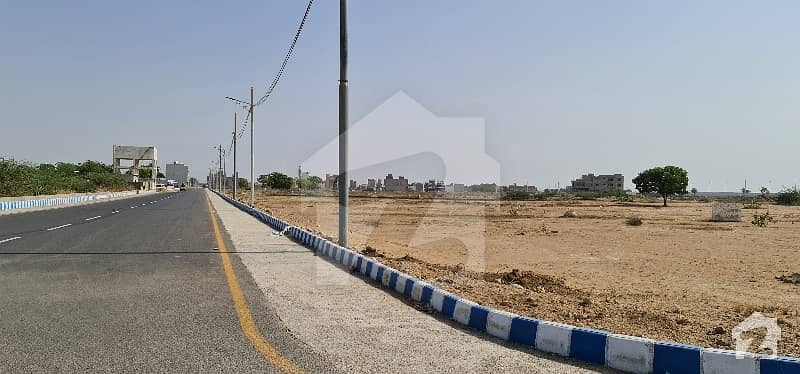 400 Sq  Yard Plot Kda Leased 100 Feet Wide Road West Open Best For Investment Ad By Legal Esate