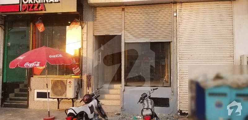 495 Sq Feet Shop With Basement 40 Feet Wide Road Bukhari Commercial Near Hotspot Cafe Prime Location For Rent