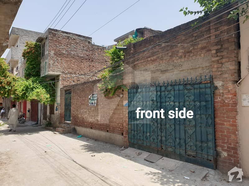 13  Marla Plot Having 5 Marla Old House Gates In 2 Streets For Sale