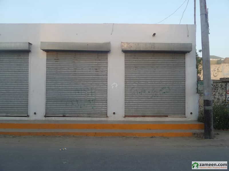 Single Storey Beautiful Commercial Shop For Sale At Ossis Village, Okara