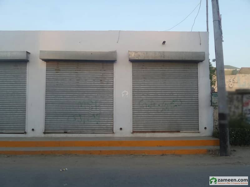 Single Storey Brand New Beautiful Commercial Shop For Sale At Ossis Village, Okara