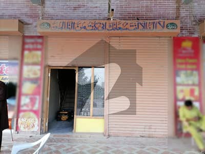 Shop is available for rent with roof at opposite Malir Cant check post no 6
