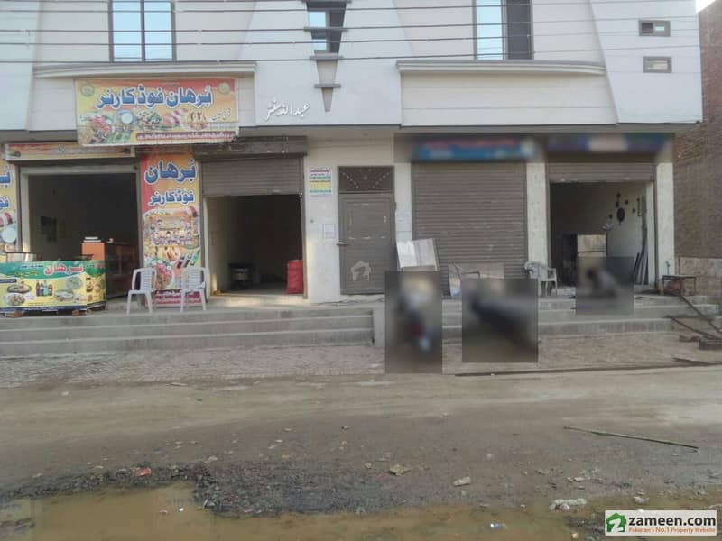 Double Storey Beautiful Commercial Building 1st Floor Flat Available For Rent At Jawad Avenue Okara