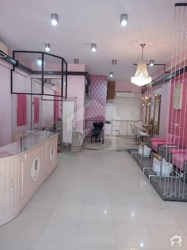 Shop Is Available For Rent Furnish Saloon In Dha Karachi