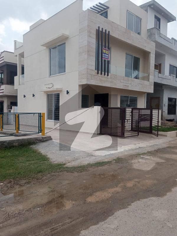 4 Marla Brand New Corner House With Extra Land For Sale In D-12 Islamabad