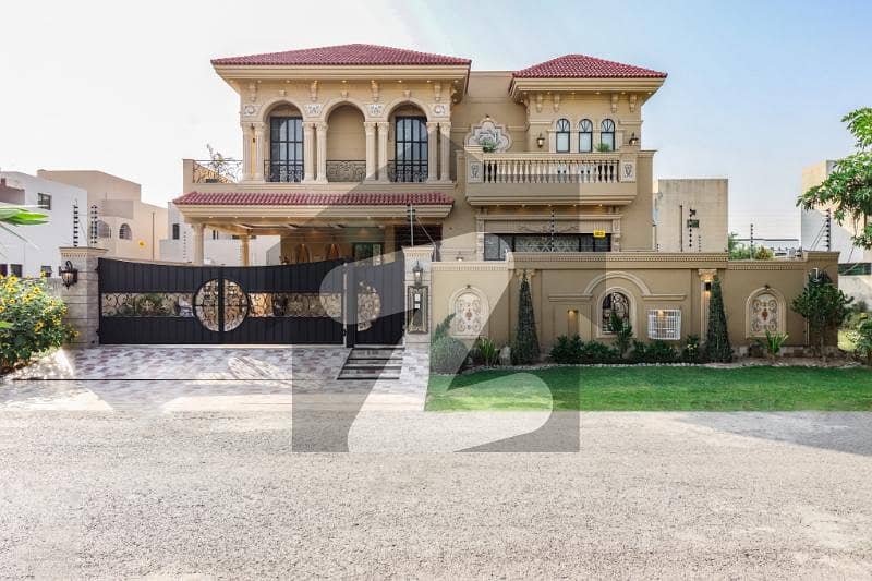 Spanish Design Close to Park and Approach From Mian 150 Ft Road 1 Kanal Bungalow For Sale