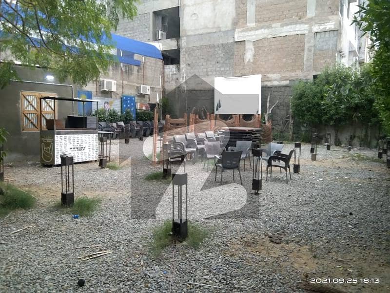 Open Plot for Cafe And Restaurant Available For Rent In Gulshan-E-Iqbal Block 1 Near Ilma University