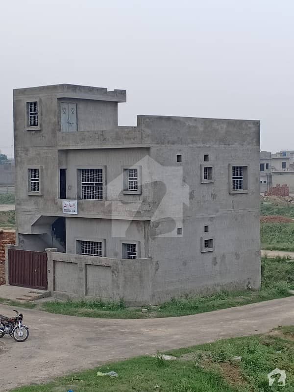 4 Marla A  Constructed Corner House For Sale In Grey Structure