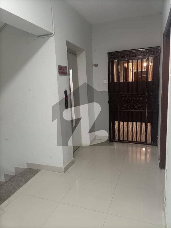 Flat For Sale 1800 Sqft 4 Bed Nishat Commercial Lift Bungalow Facing Three Side Wide Road Parking Corner West Open Tile Flooring Dha Defence