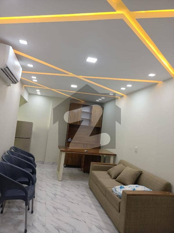Full Furnished Brand New One Bed Flat Available For Rent In Sector C Bahria Town Lahore