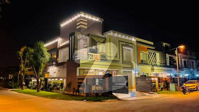 Luxurious Designer 12 Marla Brand New Corner House For Sale In Bahria Town Lahore