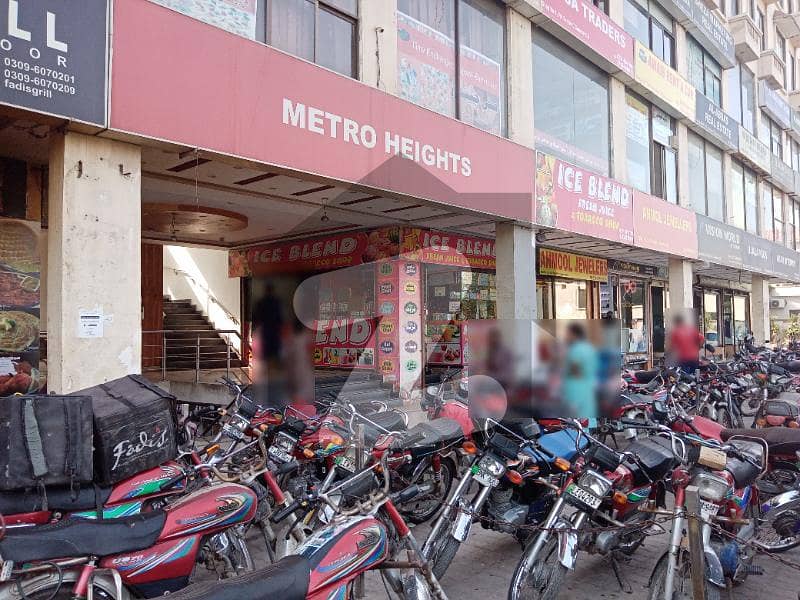 Corner Shop on Ground level, in Metro Heights Bahria Town Facing Talwar Chowk