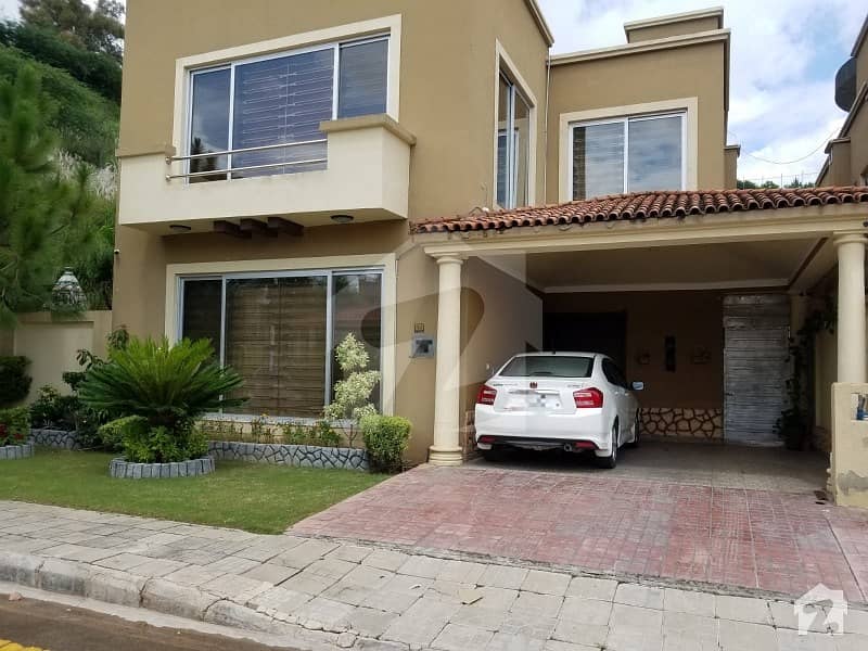 Defence Villa 455 Sq Yards Semi Furnished 3 Bed Corner Park Face With Beautiful Lawn  Excellent Condition