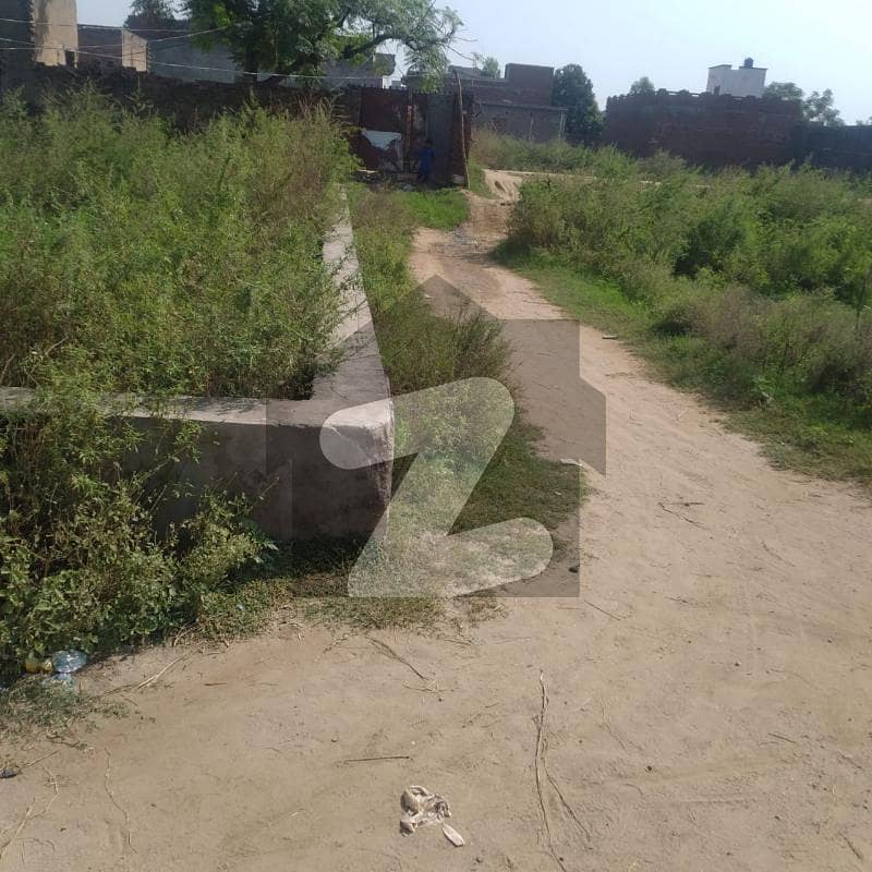 14 Marla Residential Plot For Sell In Azam Town Sambrial Boundary Wall Most Wanted Location