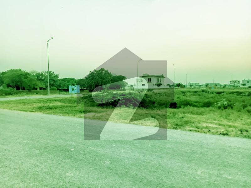 Corner One Kanal Plot For Sale At Prime Location Of DHA Lahore