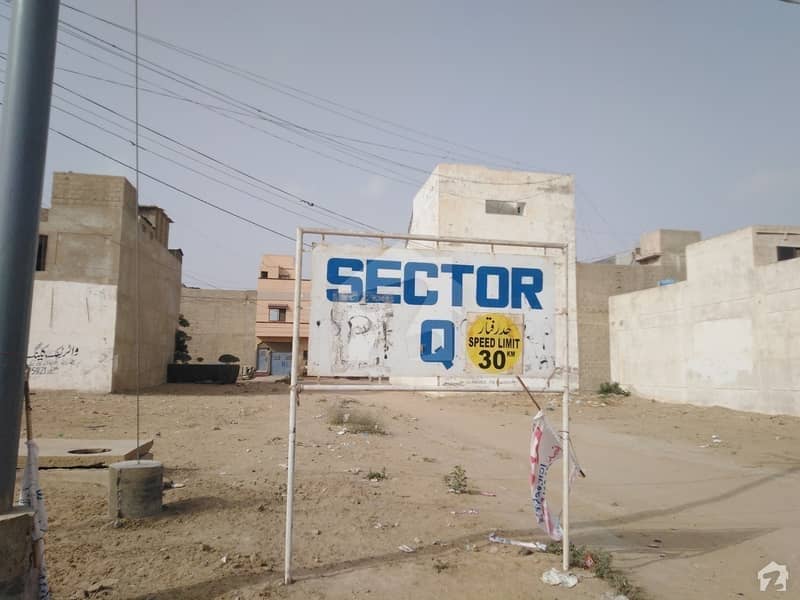 گلشنِ معمار - سیکٹر کیو گلشنِ معمار گداپ ٹاؤن کراچی میں 10 مرلہ رہائشی پلاٹ 1.65 کروڑ میں برائے فروخت۔