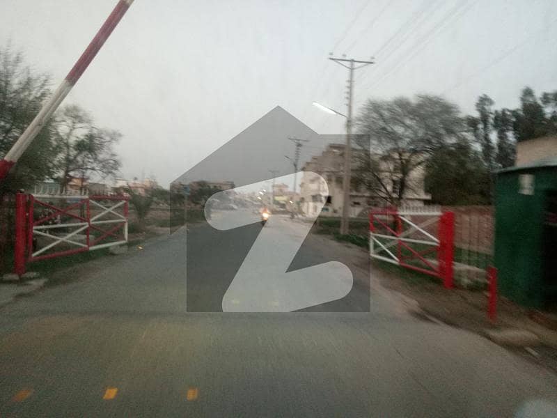 20 Marla 0n 60 Feet Road Corner Location Facing Commercial Park Near Mosque Market And Main Motorway Link Road Plot For Sale