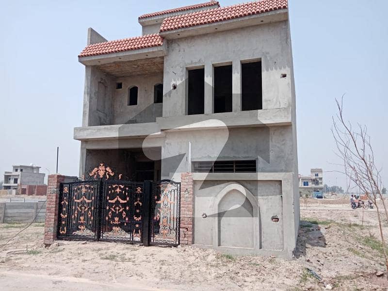 Prime Location 5 Marla Grey Structure Elegant House For Sale Park View