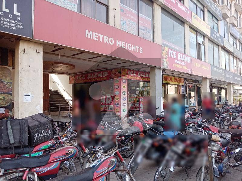 Corner Shop On Ground Level, In Metro Heights Bahria Town Facing Talwar Chowk
