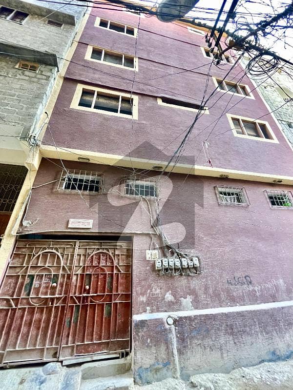 Building For Sale In Hijrat Colony Near Teen Talwar 135 Yards With Rental Income
