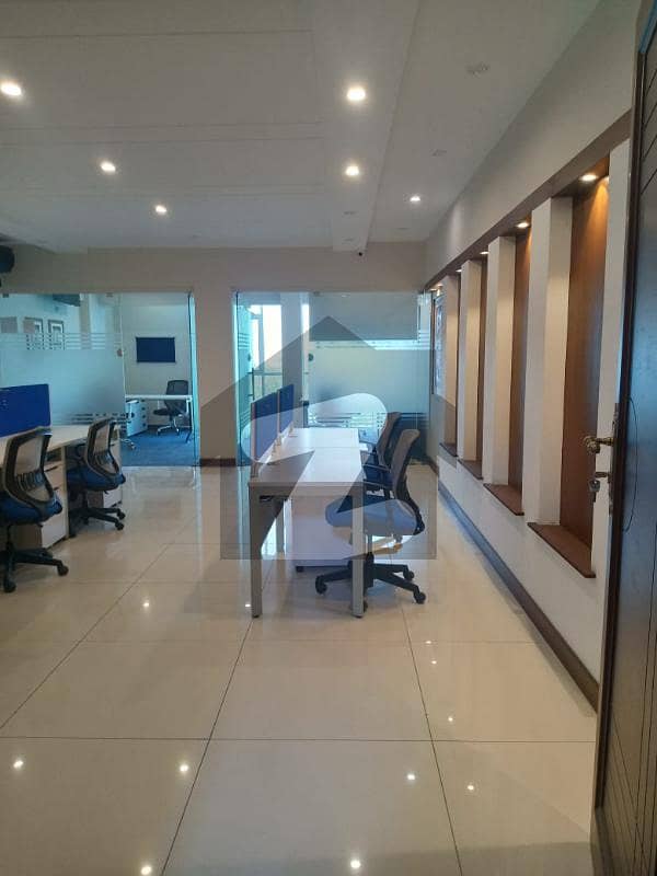Most Exclusive Fully Furnished 2000 Sq ft Office Space Available For Rent At Most Prestigious Location Of Small Nishat Commercial Area Phase 6 Dha Karachi