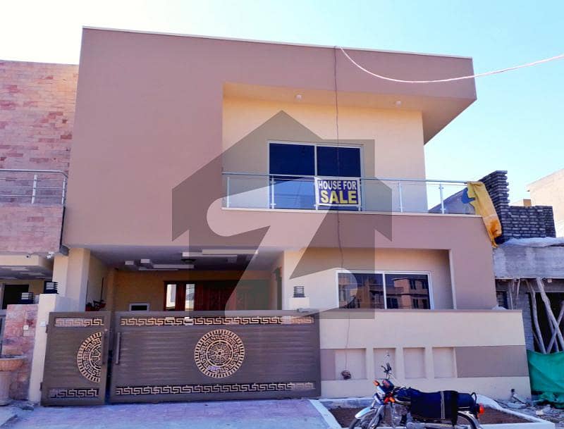 Beautiful 7 Marla Brand New House For Sale Bahria Town Phase 8 Usman Block Rwp