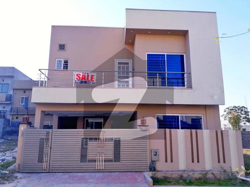 Double Unit 7 Marla Brand New House For Sale Bahria Town Phase 8 Abu Baker Block RWP