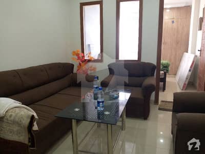 Brand New Front View Furnished One Bed Apartment In Police Foundation Near Bahria Phase 6