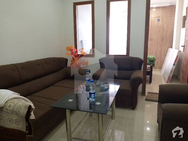 Brand New Front View Furnished One Bed Apartment In Police Foundation Near Bahria Phase 6