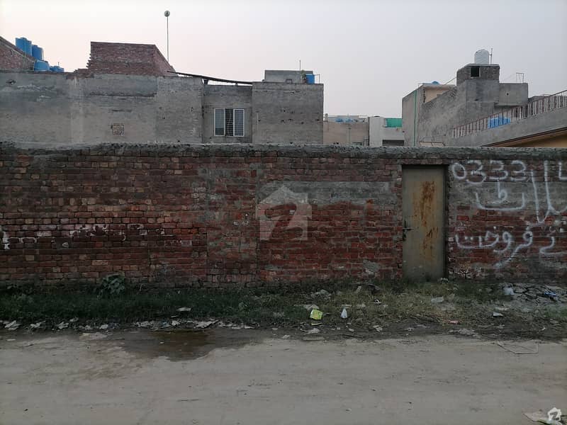 Ideal 5.25 Marla Residential Plot Available In Shoukat Town, Lahore