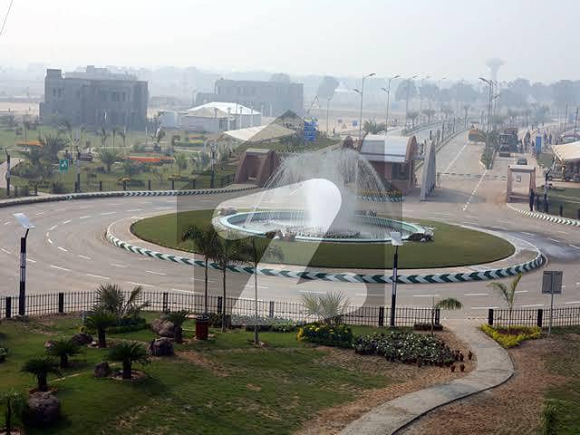 1+1 Kanal Pair Plot For Sale In Sukh Chyan Gardens Lahore Block-E Prime 120 ft Main Boulevard