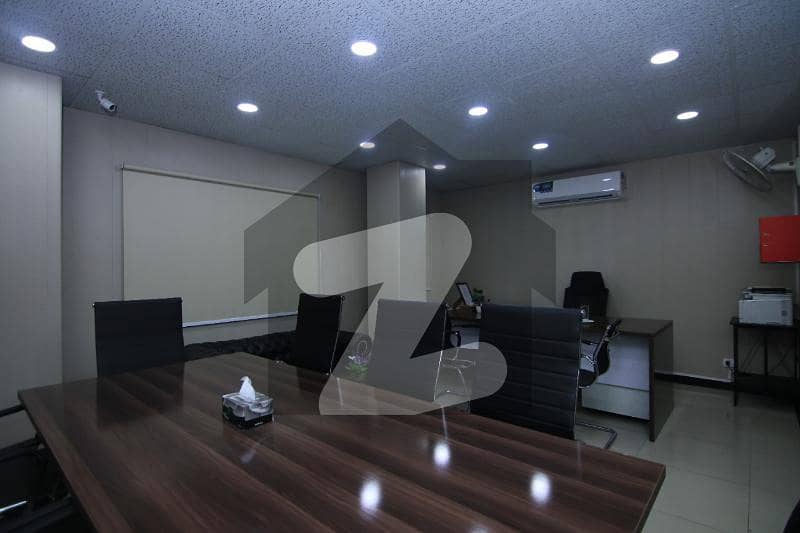 Fully Furnished Office Main Airport Road Near Yasir Broast For Any Commercial Office Utilized