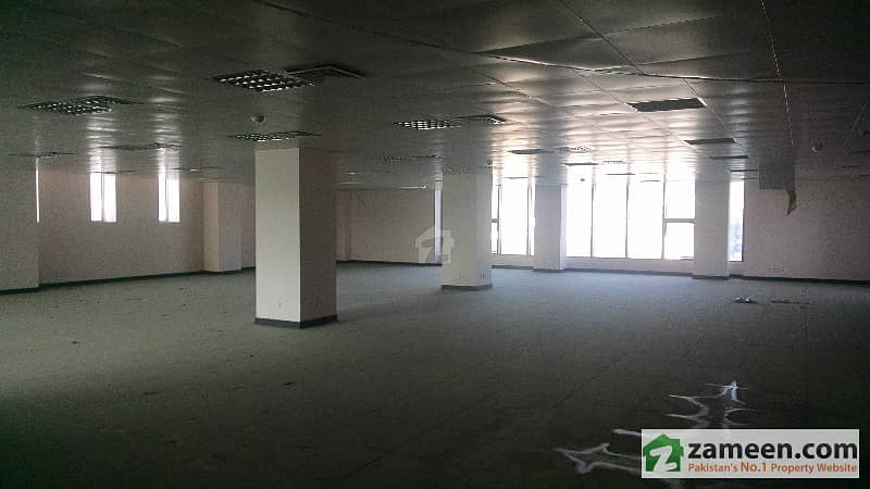 20000 Sq. Feet Office Space In A High Rise Building Big Halls Blue Area ...