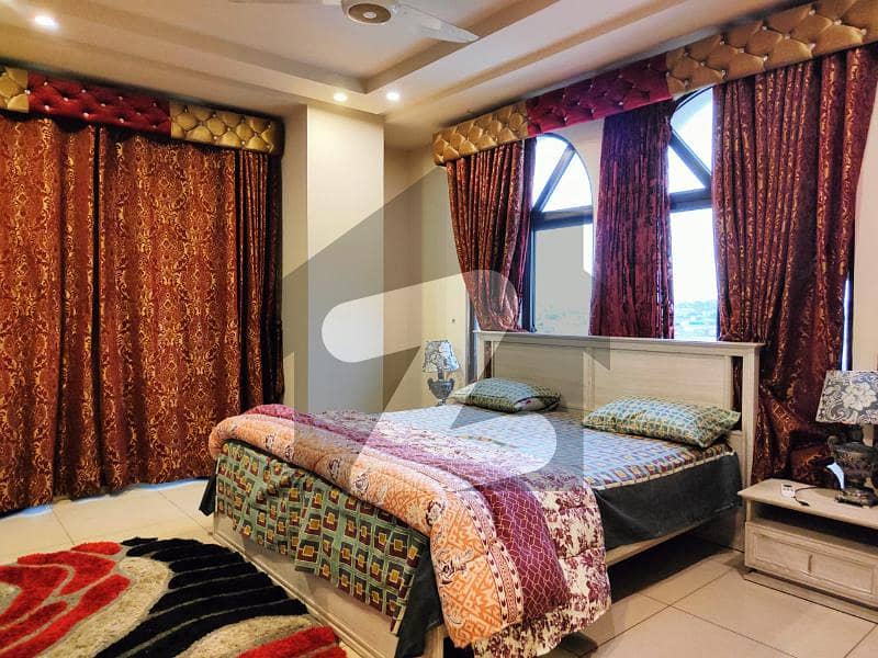 3 Bed Fully Furnished Luxury Apartment Available For Rent In The Grande Bahria Town Phase 3