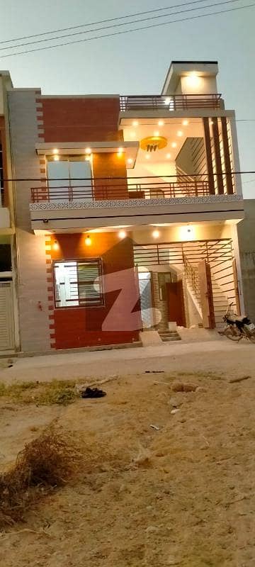 گلشنِ معمار - سیکٹر کیو گلشنِ معمار گداپ ٹاؤن کراچی میں 4 کمروں کا 5 مرلہ مکان 1.85 کروڑ میں برائے فروخت۔