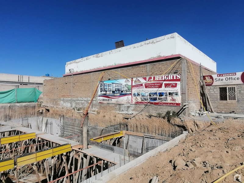Under Construction Flat For Sale On Installment At Fj Hieghts Airport Road Near Al Fajar Hotel